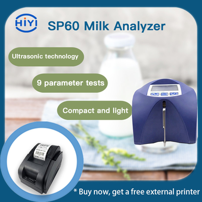 5-10 ml Sp60 Lactoscan γάλακτος αναλυτής Μίνι Ph / Διοδηγικότητα Συγκεντρωμένο Φορητό Υπερήχημα