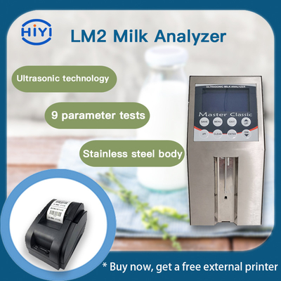 LM2 Δοκιμάζει το γάλα για διάφορες παραμέτρους πρωτεΐνες Λακτόζη λίπος Γρήγορη δοκιμή Πλήρως αυτόματο καθαρισμό